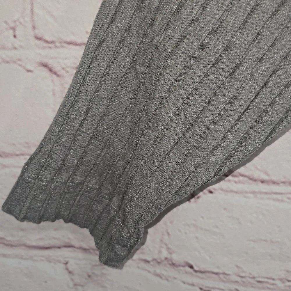 Nike Yoga Luxe Gray Ribbed Cover-Up Long Sleeve Womens Size 2x